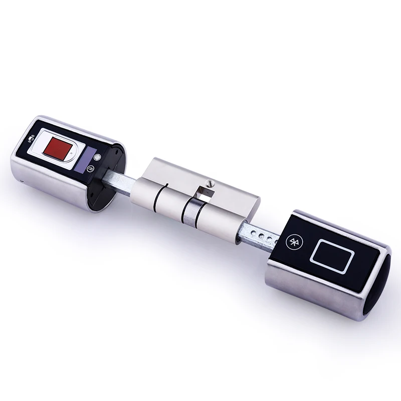 

We.lock double side system lock fingerprint door lock remote control door use