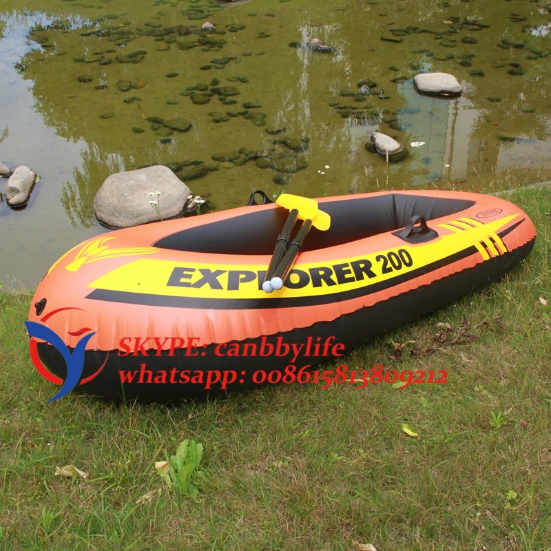 Intex Explorer 200 пвх лодка 2 местная дешевая цена надувная бассейн плот с французскими