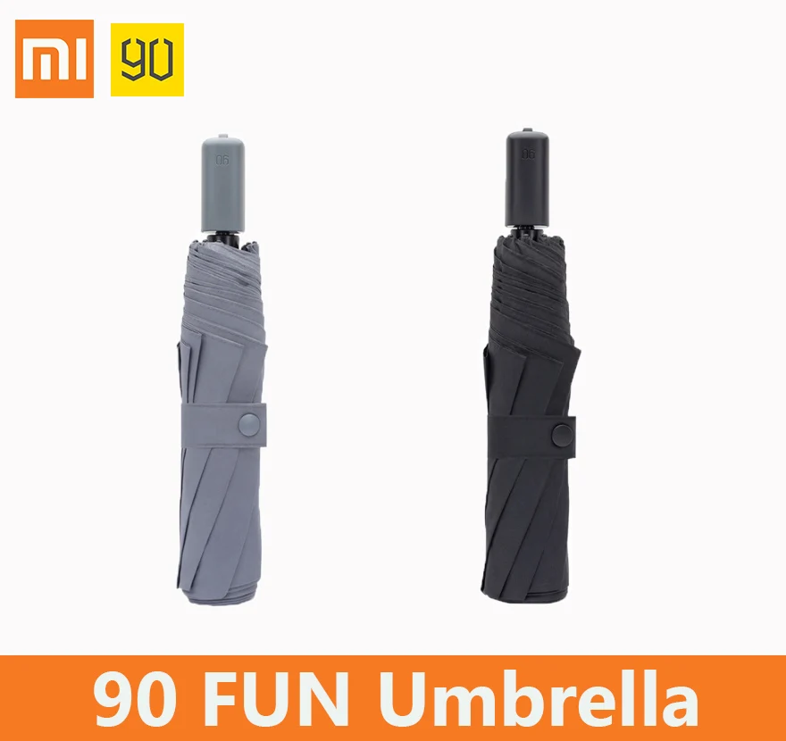 

xiaomi umbrella 90 point rain women men kids transparent 90fun minutes fun Windproof Gift big girls student strong Umbrellas