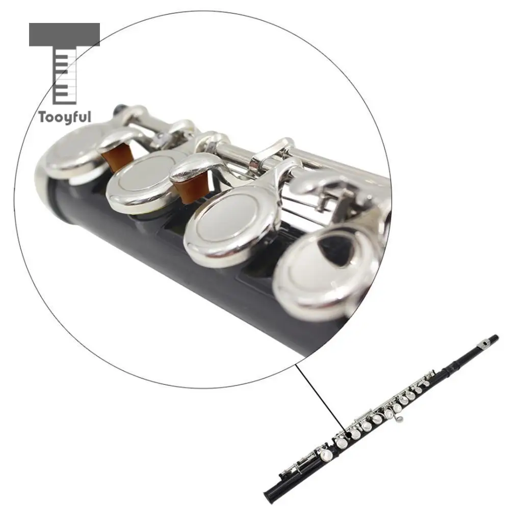 5 Pieces Flute Trill Key Bumper Cork Flute Woodwind Parts Accessories Small