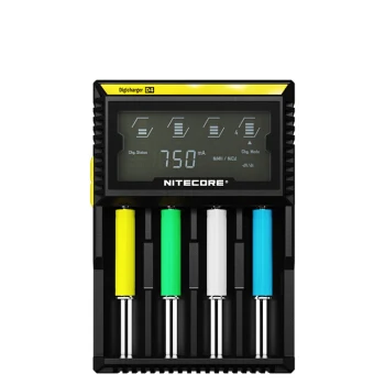 Оригинальное зарядное устройство Nitecore D4 18650 с ЖК экраном для зарядного