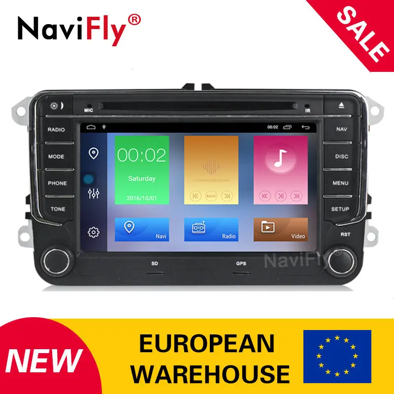 

2din Android 8.1 2+16G Car dvd radio player for Volkswagen VW golf passat b6 B7 Touran polo Tiguan seat skoda octavia GPS AM RDS
