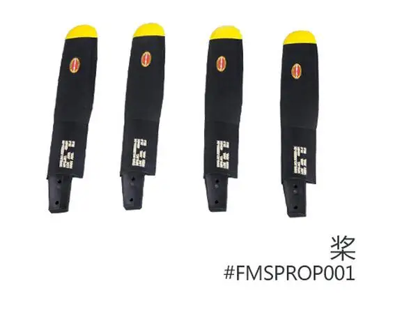 FMS запасная часть FMSPROP001 4 BLADE Propeller 17*10 для P51 Mustang EPO 1700 мм части радиоуправляемого