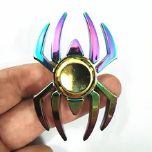 Гигантский паук Непоседа Спиннер металл Радуга Дракон рука палец Спиннеры аутизм СДВГ фокус тревога помощь стресс