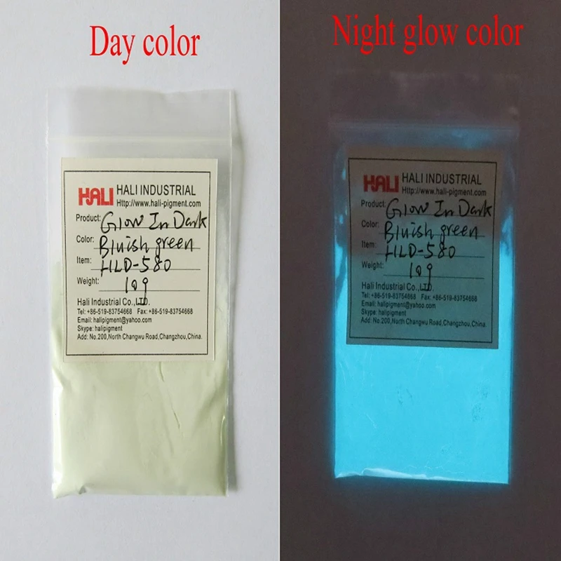 Фотолюминесцентный пигмент, люминесцентный порошок, цвет: желтый, синий, зеленый и т. д.(заказ достигает 5 кг, дайте специальную скидку почтовых отправлений