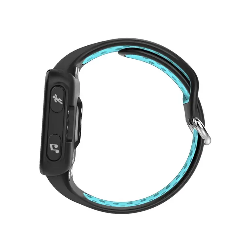 Two-color Soft Silicone Watchband Sports Wrist Band Strap Replacement for Garmin Forerunner 35 Smart Watch Accessories