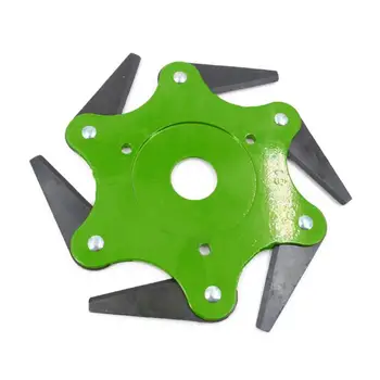 

6T Blade Manganese Steel Mower Grass Trimmer Head Garden Brush Cutter Blade