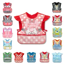 Одежда для малышей; водонепроницаемый слюнявчик для мальчиков и девочек; полотенце с героями мультфильмов для малышей; одежда для малышей; аксессуары