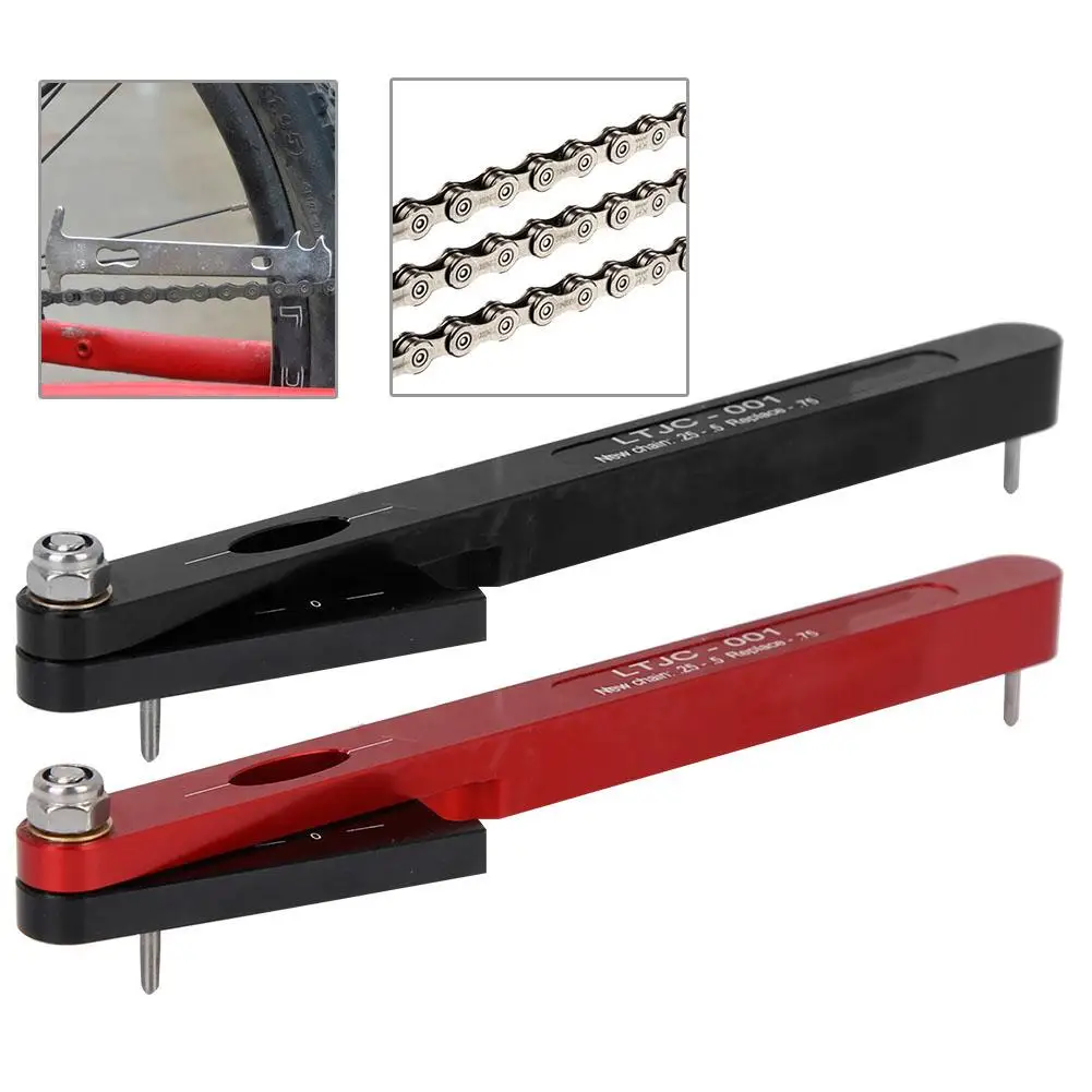 Инструмент для проверки велосипедной цепи индикаторы износа велосипедной цепи наборы для проверки цепи Инструменты для ремонта