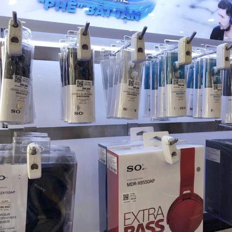 

500pcs/lot anti-theft magnetic security stop lock for display hook stop lock 6mm color white