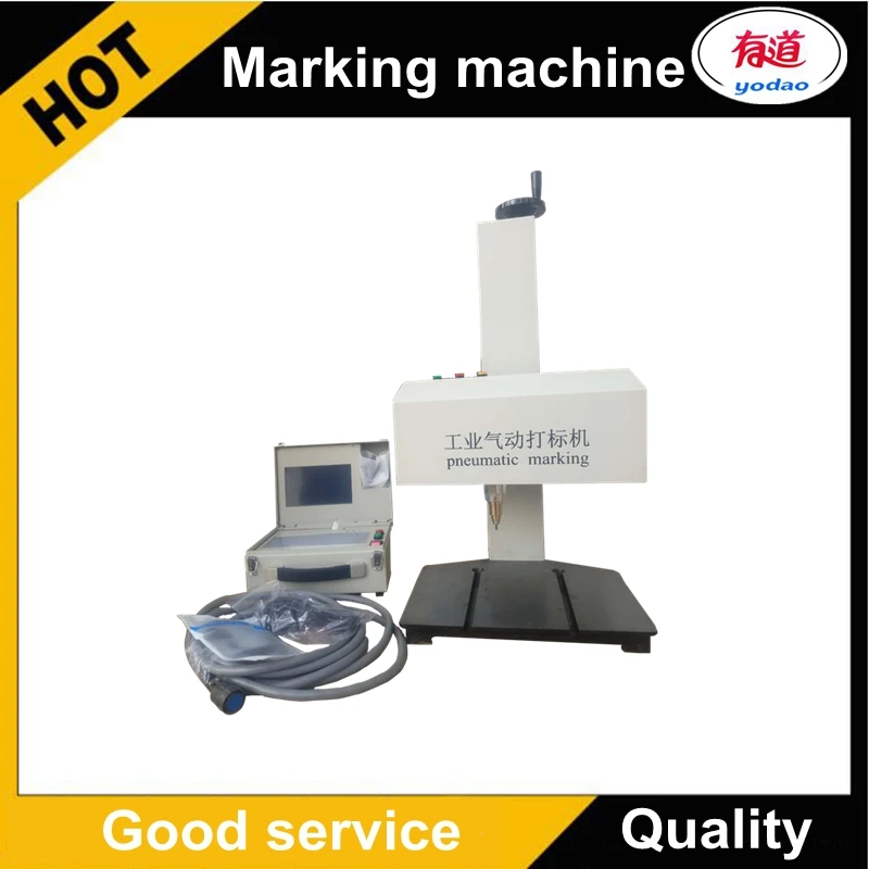 

Low Operating Cost Economic portable Pneumatic Dot Peen Key Marking Machine 180*90mm 110V 220V
