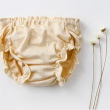 Милые штаны высокого качества из хлопка для маленьких мальчиков и девочек, модное однотонное нижнее белье для маленьких детей, От 0 до 3 лет штаны, милые шорты, подарок