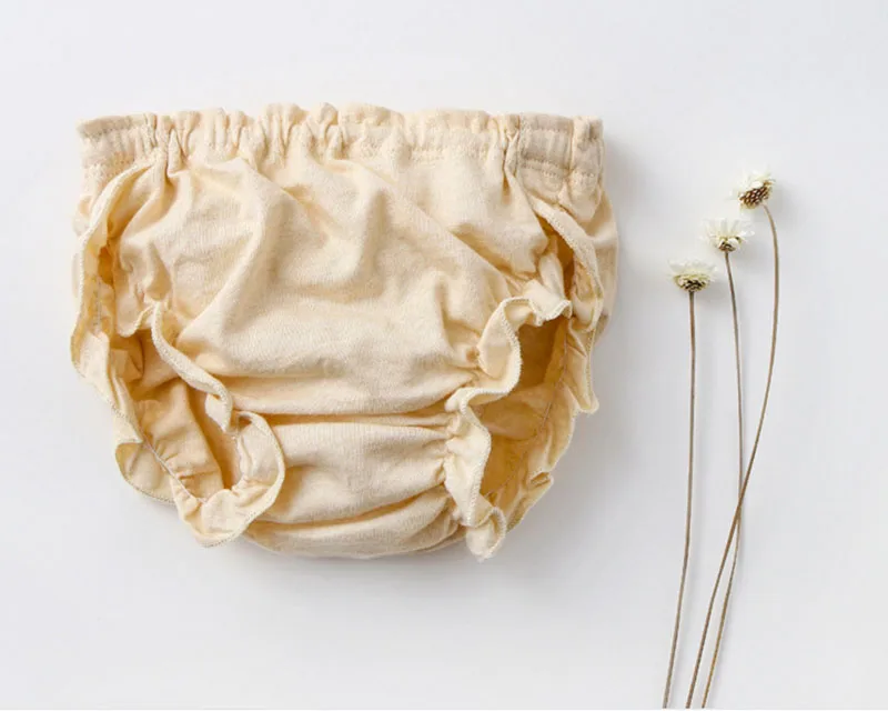 

High Quality 100% Cotton Lovely Baby Girl and Baby Boy Pant Baby Infant Fashion Solid Color Underwear 0-3T pant Cute Shorts Gift