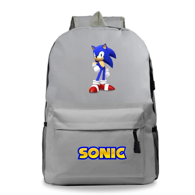 Sonic рюкзак, школьные сумки, модный шаблон, для студентов, для мальчиков и девочек, рюкзак для мужчин и женщин, рюкзак для ноутбука