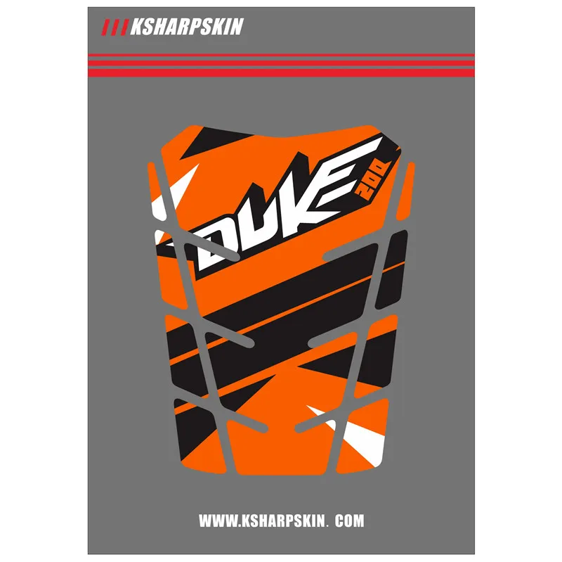 3D ADESIVI стикеры Наклейка Эмблема защиты Танк Pad Cas кепки подходит для KTM DUKE 200 DUKE200 - Цвет: K-YG-KTM-DUKE200-02