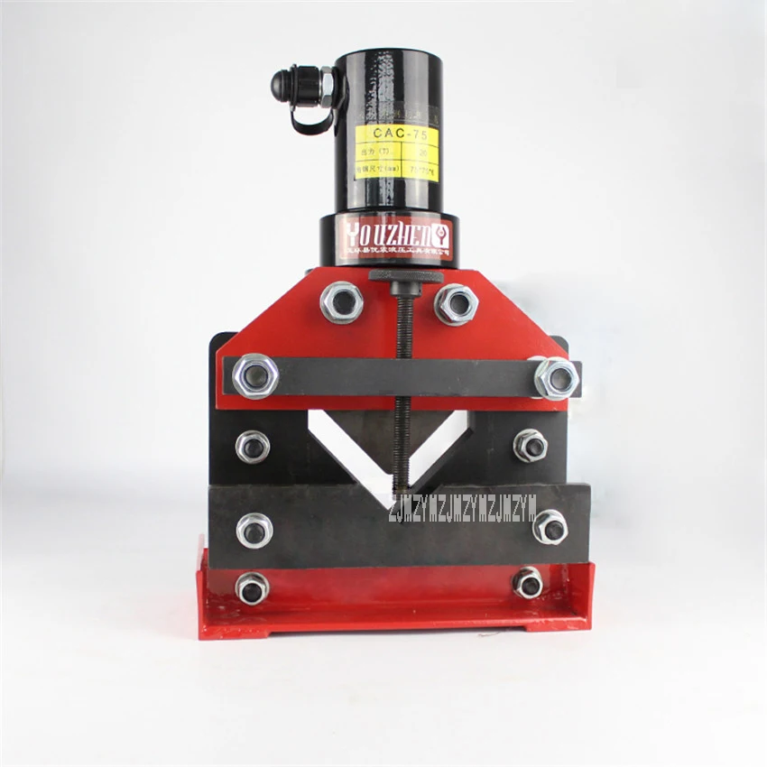 

New Arrival CAC-75 Hydraulic Angle Cutting Machine 30T Electric Hydraulic Angle Iron Cutting Machine 75 * 75 * 6mm Hot Selling