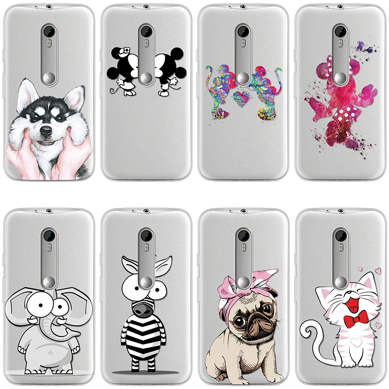 

Animals Cover For Motorola Moto One M X4 X Style G6 Z Z2 Z3 Play Plus Fundas For iPhone XS Max XR X 5 SE 6 6S 7 8 Plus TPU Case