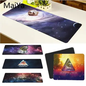 

Maiya sloths Space Planetary Nebula Universe Rubber Mouse Durable Desktop Mousepad Free Shipping Large Mouse Pad Keyboards Mat