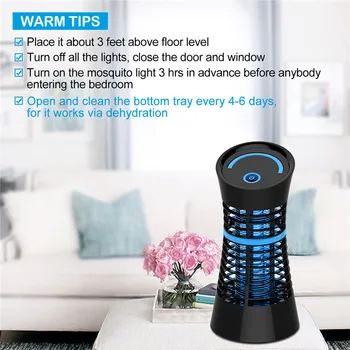 

Pest repeller UV Light Electric Mosquito Killer lamp Killing Insect LED Bug Zapper Fly Lamp Trap Wasp Traps Pest Supplies Indoor