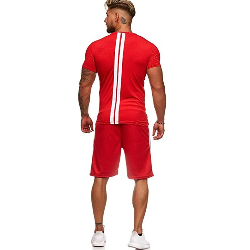 Мужская спортивная одежда, бегущие наборы мужчин, спортивный комплект для баскетбола, одежда для фитнеса, футболки+ шорты, дышащий Быстросохнущий Спортивный костюм для бега
