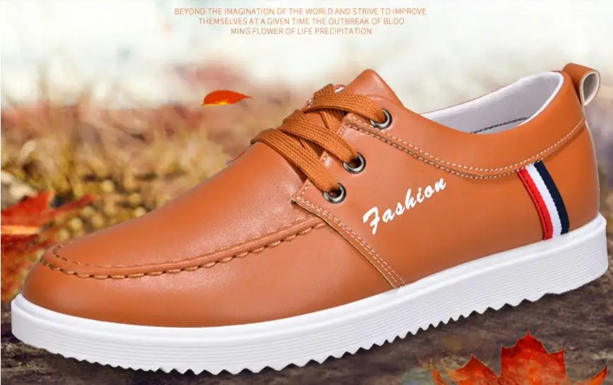 

Men's dress shoe company occupy the yellow shoes Men's shoes black shoes, breathable and comfortable