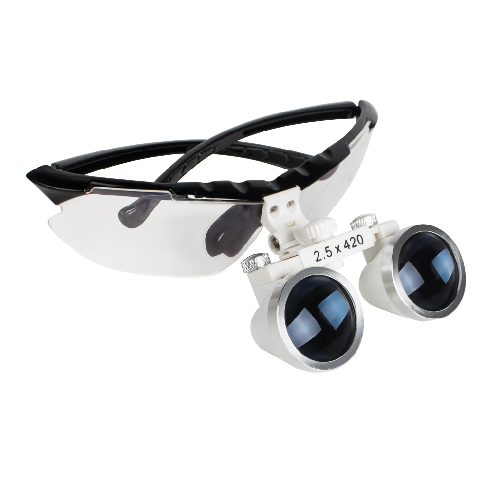 Brand New Black Dentist Dental Surgical Medical Binocular Loupes 2.5X