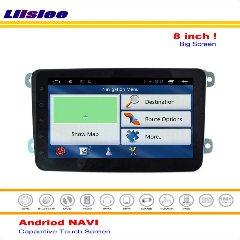 Clearance Liislee Car Android GPS NAVI Navigation System For Skoda Octavia 2005~2012 Radio Stereo Audio Video Multimedia ( No DVD Player ) 5