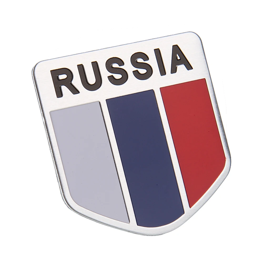 Автомобильный Стайлинг Наклейка Флаг России логотип для Lada hyundai Киа Renault VW Citroen