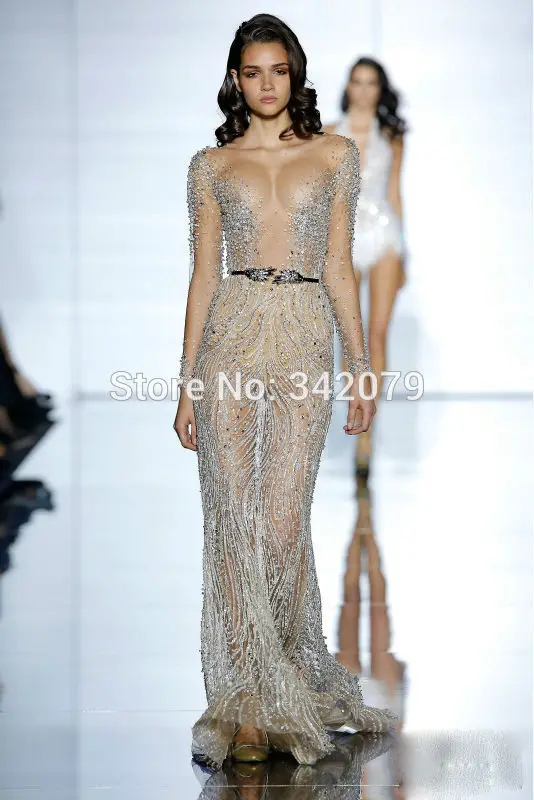 zuhair murad silver dress