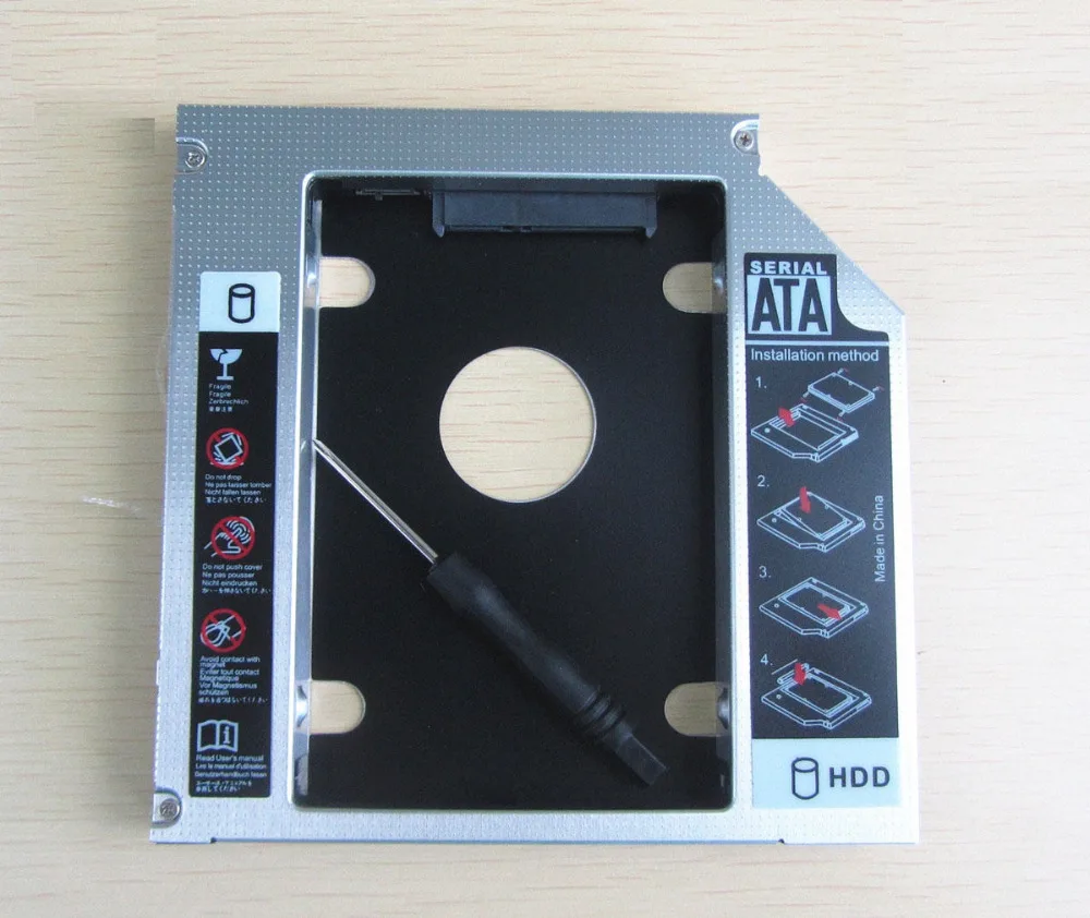 Новый 12 7 мм SATA 2nd SSD HDD Caddy WZSM для HP Pavilion DV6 dv6-6110 жесткий диск | Компьютеры и офис