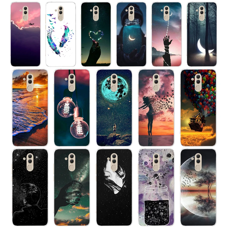 

R soft case For Huawei Mate 20 Lite Case 6.3 inch Transparent Silicone Phone For Huawei Mate 20 Lite Cover Coque Capa