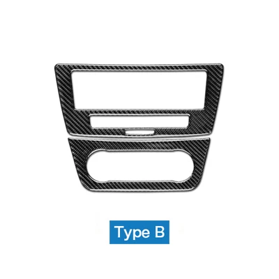 Airspeed для Mercedes Benz GLE- аксессуары из углеродного волокна для салона автомобиля центральная консоль CD AC панель накладка наклейки - Название цвета: carbon fiber sets
