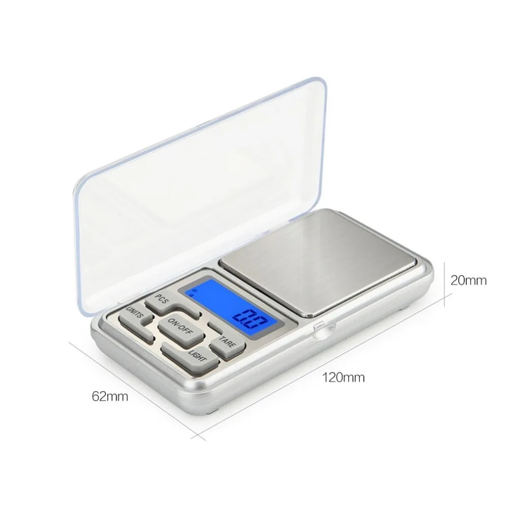 HT-668B 500g x 0.1g/0.01g Mini Precision Digital Scales for Gold Sterling Silver Scale Jewelry Balance Gram Electronic Scales