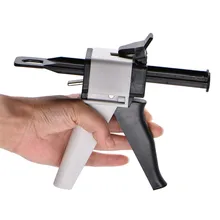 Pistolet de distribution de mélange d'impression dentaire pistolet de distribution universel 1:1/1:2 pistolet de distribution de caoutchouc de silicone 10:1 50 ml outils de dentiste