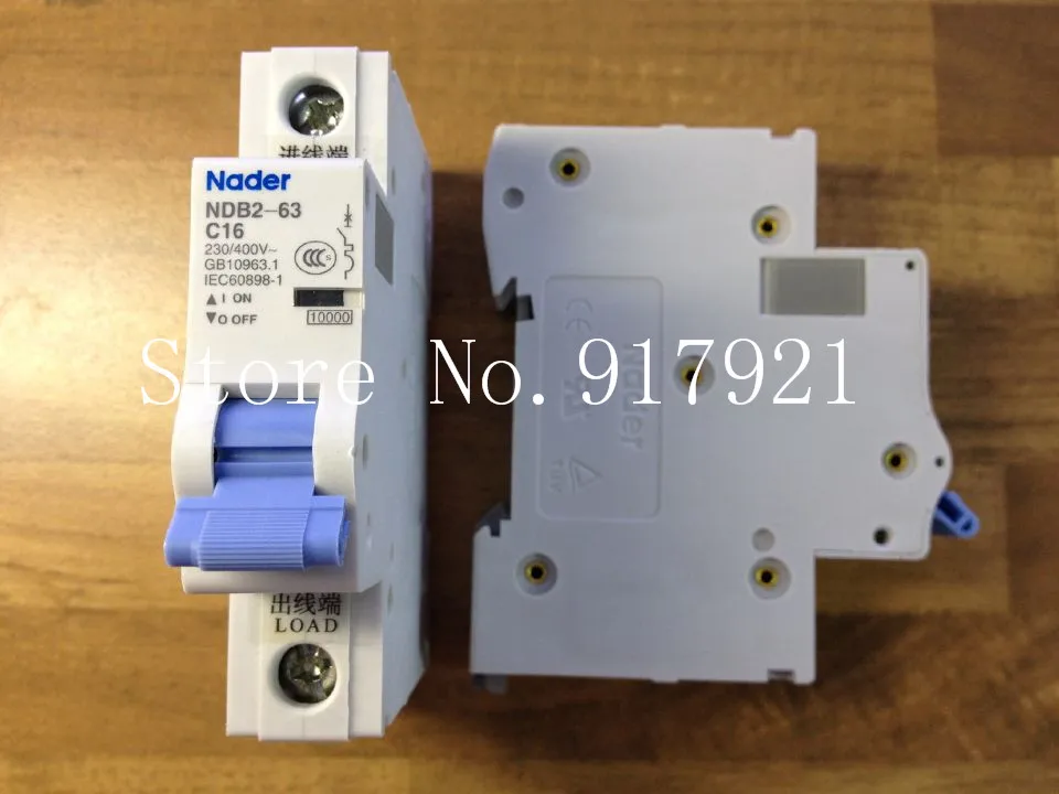 

[ZOB] Nader letter NDB2-63 C16 miniature circuit breaker 1P16A unipolar air switch to ensure genuine --12pcs/lot