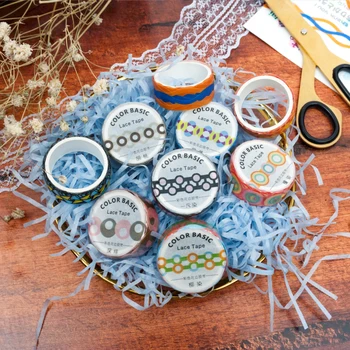 

1pcs\Openwork lace DIY Creative Retro Fun Personality Tape Scrapbook Diary Calendar Student Stationery Office Supplies