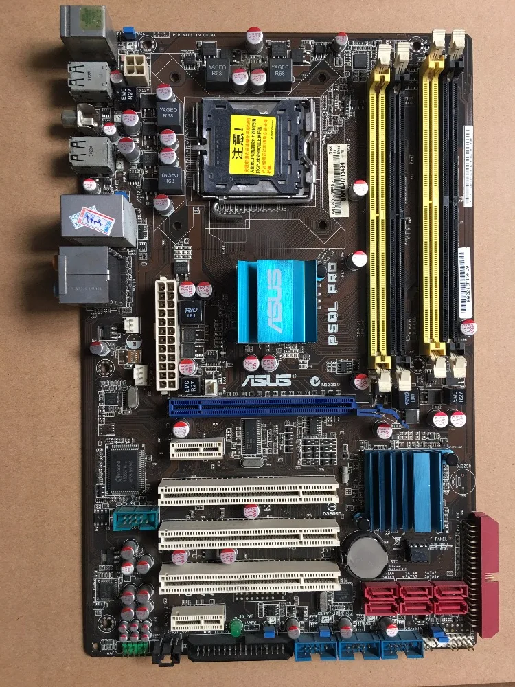 Free shipping 100% original desktop motherboard ASUS P5QL PRO DDR2 LGA 775 RAM 16G Desktop mainboard | Компьютеры и офис