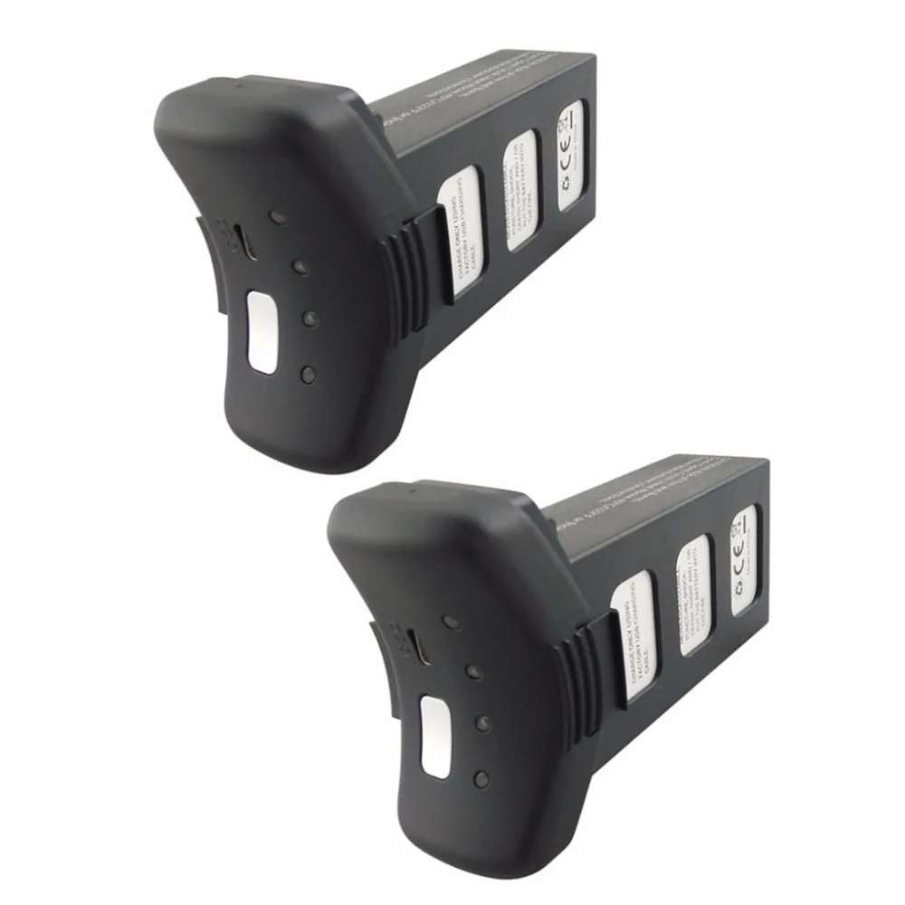 

2PCS 7.4V 2500mah lithium battery for HS100 S70W T35 HS100G MQ001 quadcopter spare parts aircraft drone battery black