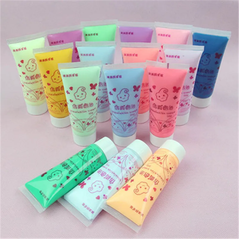

24 Colors Clear/Fluffy Slime Box Toys for Children Charms Lizun Modeling Clay DIY Kit Handmade Supplies Funny Antistress Gift