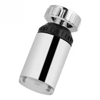

1 Pcs 360 Degree Rotating LED Faucet 3 Color Change LED Sink Basin Faucet Kitchen Water Tap Temperature Sensor