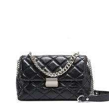 New Women's Small Fragrance Leather Crossbody Bag Shoulder Ribbed Chain Bag Mini Strap Leather Covered Pouch New Women's Small Fragrance Leather Crossbody Bag Shoulder Ribbed Chain Bag Mini Strap Leather Covered Pouch