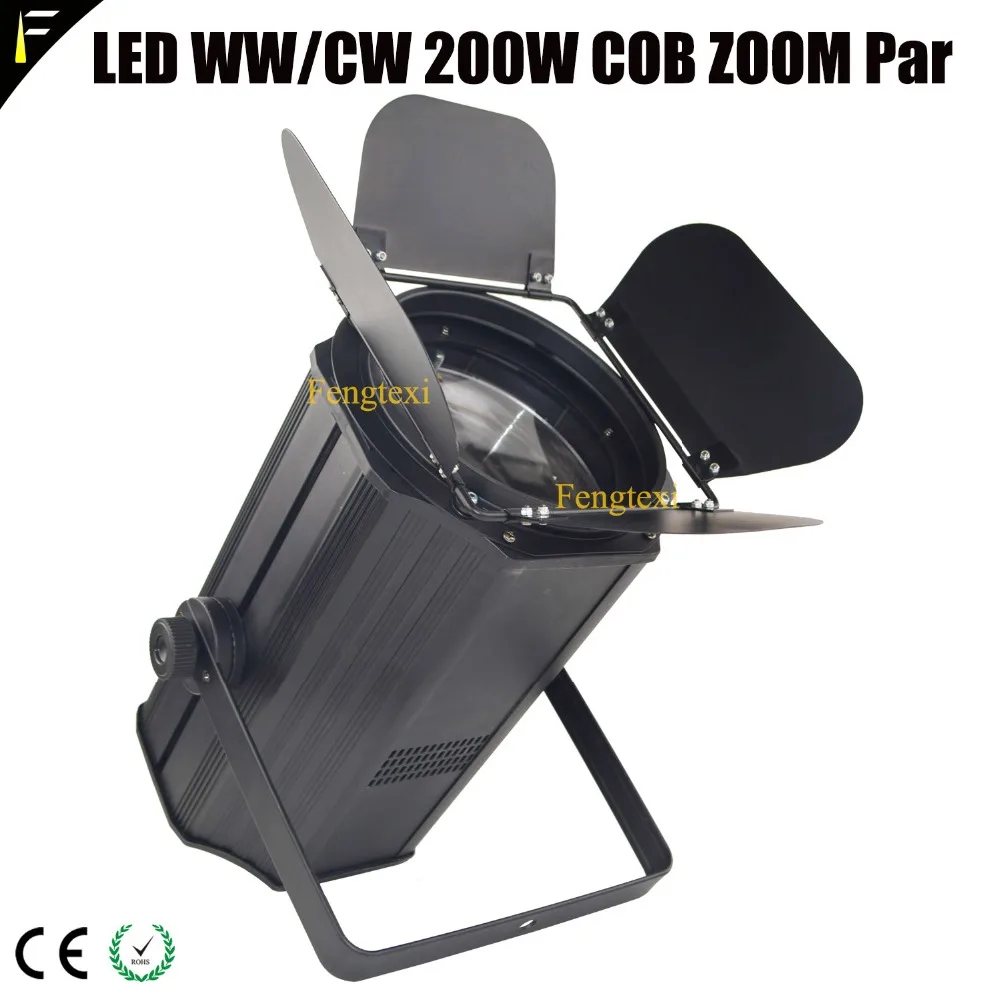 Электрический зум COB LED 200 Вт Blinder Par свет с дверью сарая 3000 K/5600 K сценический