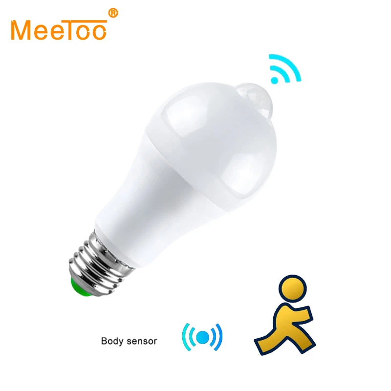 Sensor de movimiento Bulb B22 E27 2 3W GU10 PIR LED Light Day Warm White Ahorro