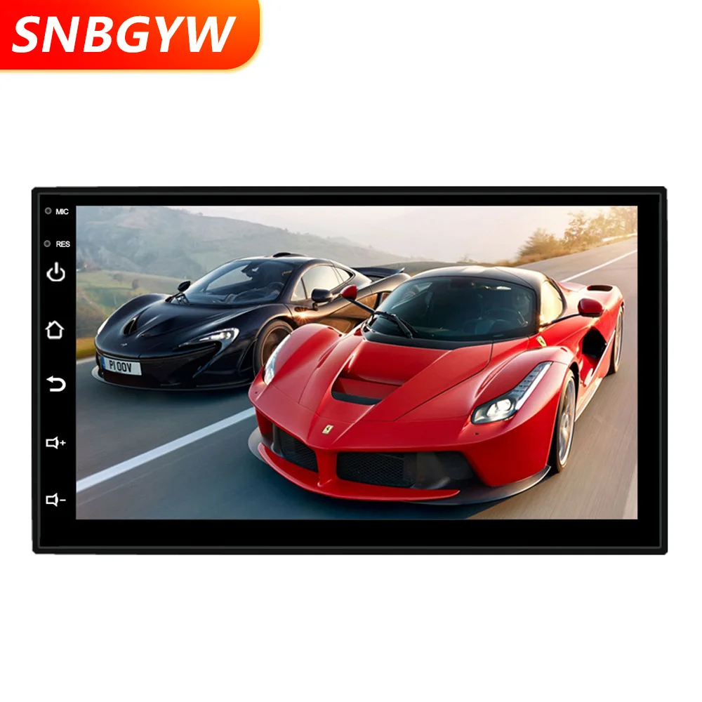 7/" 2Din Auto Car Media Player GPS Navigation Bluetooth Mirror Link Android 6.0.1