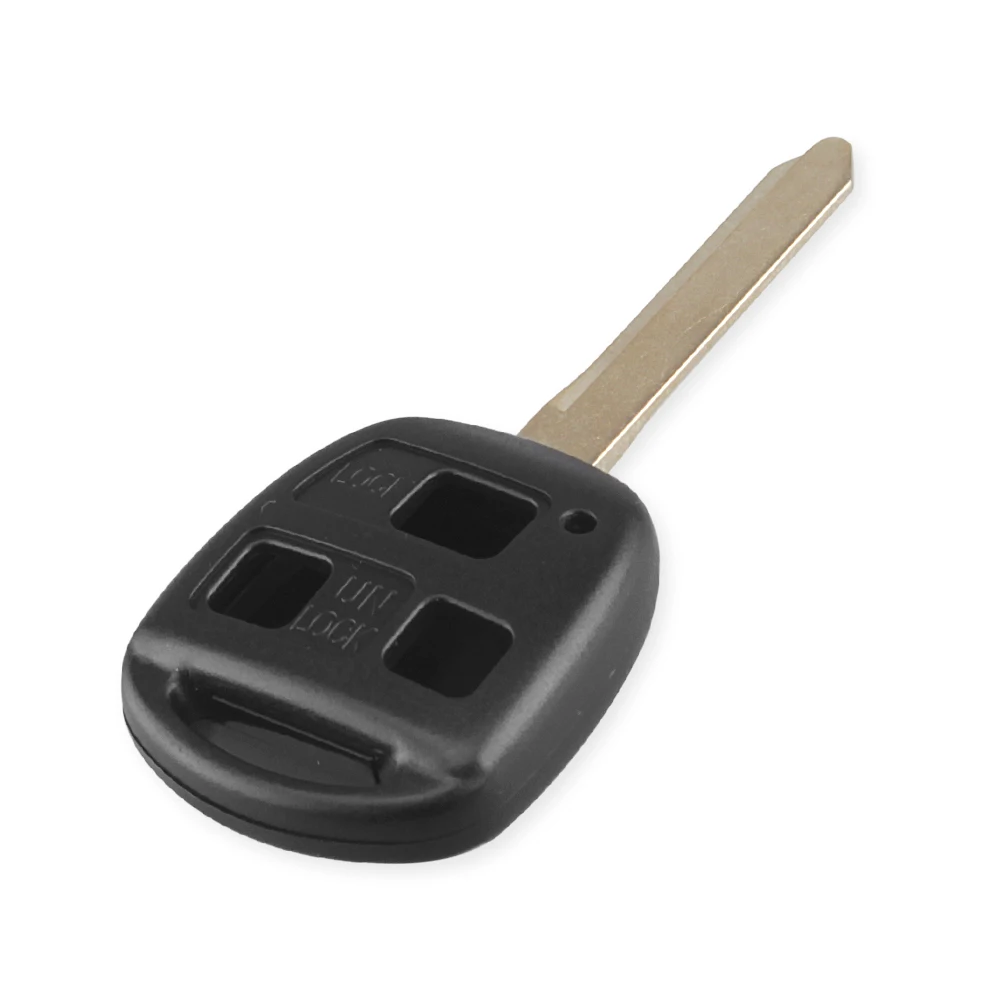 US $64.81 KEYYOU 50pcslot 3 Buttons Car Remote Key Shell Case Fob For Toyota Yaris Avensis Corolla RAV4 Camry Toy47 Blade