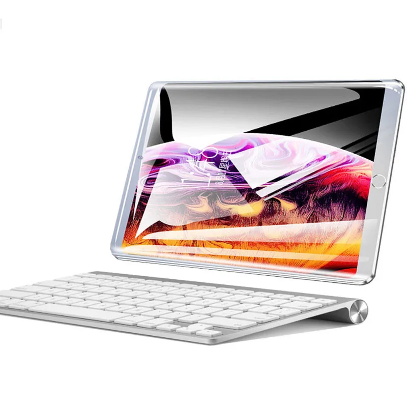 

2019 10 inch Tablet PC 3G Phone Call Android 7.0 Wi-Fi Bluetooth 4GB/64GB Octa Core Dual SIM WPS GPS PC + film case keyboard