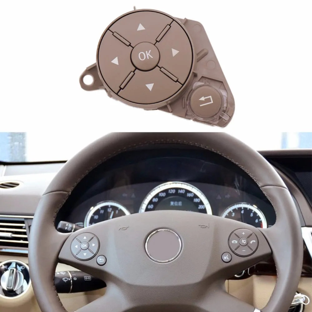 1 шт. кнопки управления левым/правым рулевым колесом, кнопки дистанционного управления громкостью для Mercedes Benz C/E/GLK Class W204 W212 W207