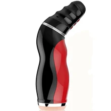 Newest Male Masturbator Sex Toy Vibration Stimulation Moan Oral Suction Promotion