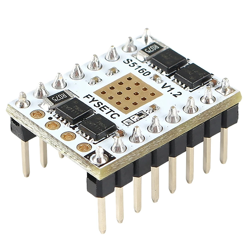 Запчасти для 3D-принтера Tmc5160 V1.2 Spi Драйвер шагового двигателя S5160 бесшумный