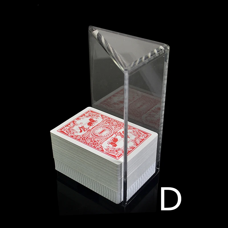 Баккара поставки акриловые покерные рамка отходов карточная коробка можно положить карточный покер коробка